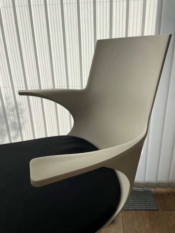Image 1 of Kartell Spoon Chair (White/Black)