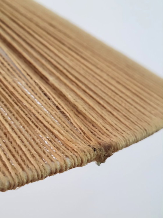 Image 1 of Vintage Sisal hanglamp van Temde Leuchten, 1965