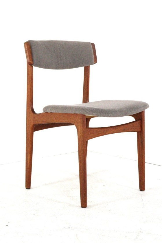 Image 1 of Set 6 Thorsø Stole- og Møbelfabrik stoelen vintage Deens