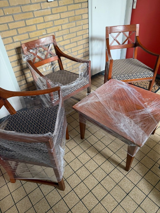Schuitema set – Dining chairs, Wood, Textile (photo 13 of 13)