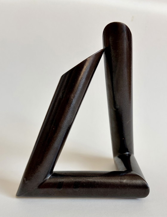 Postmoderne Studiokeramiek Sculptuur / Dubbele Vaas van Ernst Häusermann (Zwitserland) – Glaskunst, Ceramic (photo 3 of 7)