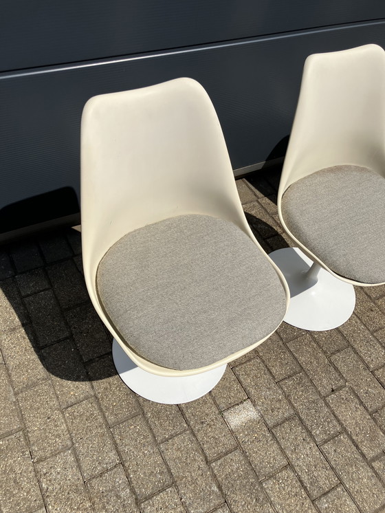 Image 1 of 6x Original Vintage Knoll Tulip Dining Chairs Eero Saarinen