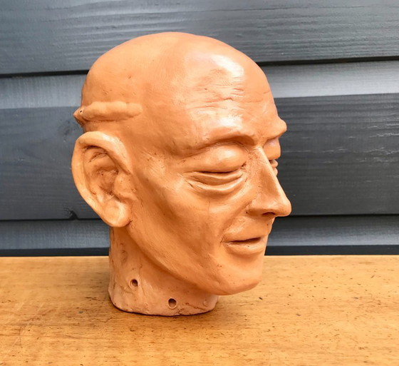 Image 1 of Scultura d'epoca, busto di uomo in argilla