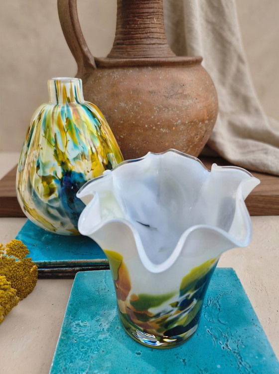 2 Fidrio Handmade Design Vases - Colori Collection – Glass (photo 13 of 17)