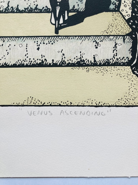 Image 1 of Vintage Amerikaanse Lithografie - Scott Neary - Venus Ascending