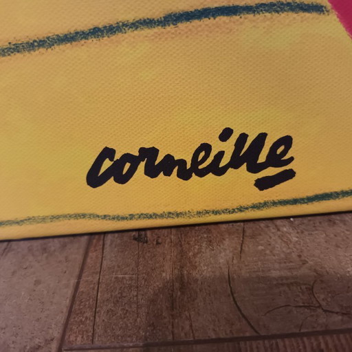 Corneille (CoBrA) - L'Arc-en-ciel (2004) - Colorful screen print on canvas