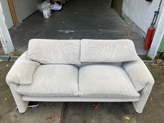 Image 1 of Set unico Maralunga originale di Vico Magistretti per Cassina, 1985