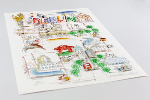 Schlote, Wilhelm - Berlin - 3D-Konstruktion - handsigniert