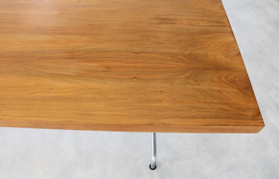 Vintage Dining Table | Conference Table | Desk | 1960s – Wood, Chrome (photo 8 of 12)