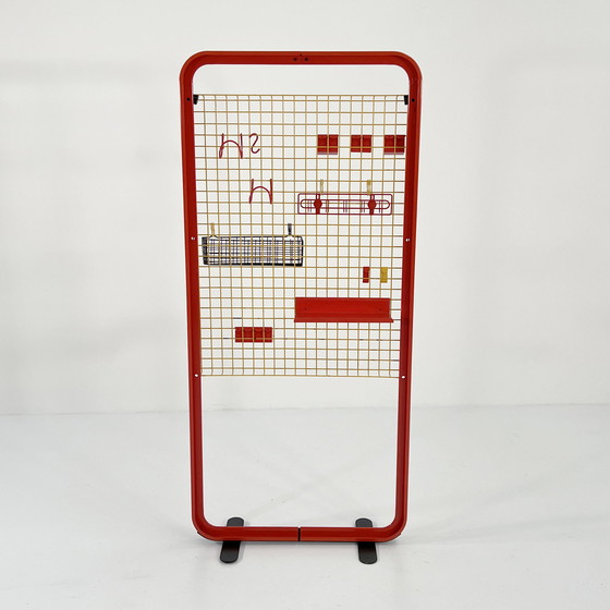 Image 1 of Rode Binetta Staande Organiser Door Boccato, Gigante & Zambusi Voor Seccose, 1980S