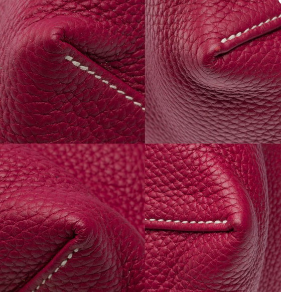 Image 1 of Sac HERMES en Cuir Rouge - 101897