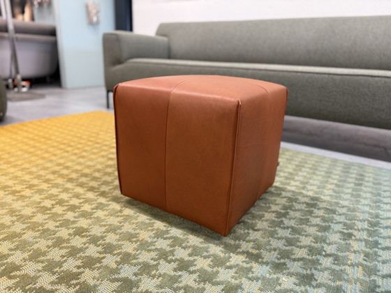 Image 1 of Eyye Kub 42 Sgabello Cera in pelle cognac