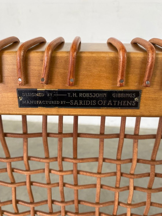 Tabouret Klismos de T.H. Robsjohn-Gibbings pour Saridis d'Athènes, années 1960 – Saridis of Athens, Wood (photo 4 of 11)