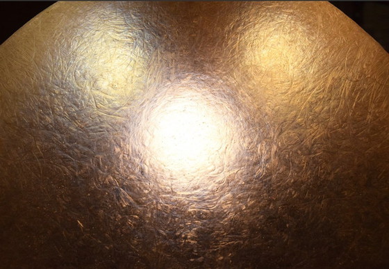 Image 1 of Große Lamperti-Pendelleuchte aus Fiberglas und Messing, 1970er Jahre