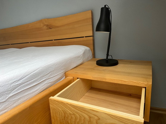 Letto da falegname in legno di frassino 2x2m, Letti matrimoniali, Beige (foto 7 di 21)