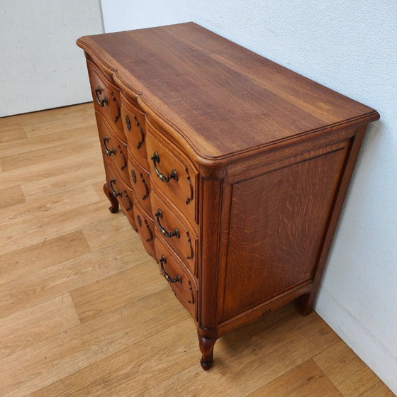Image 1 of Vintage Queen Ann ladekast commode dressoir badkamermeubel