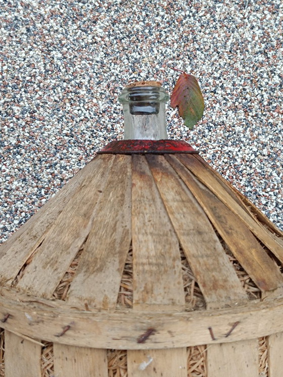 Image 1 of Demijohn in seiner Holzverpackung