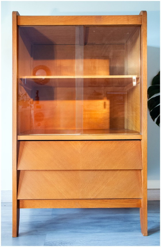 Vitrina y almacenaje 1950-60, Madera, Marrón (foto 5 de 9)
