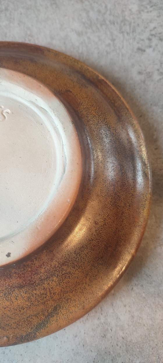 Image 1 of Small bowl signed Antoine Dubois, Mons ceramic, 1930s–40s

