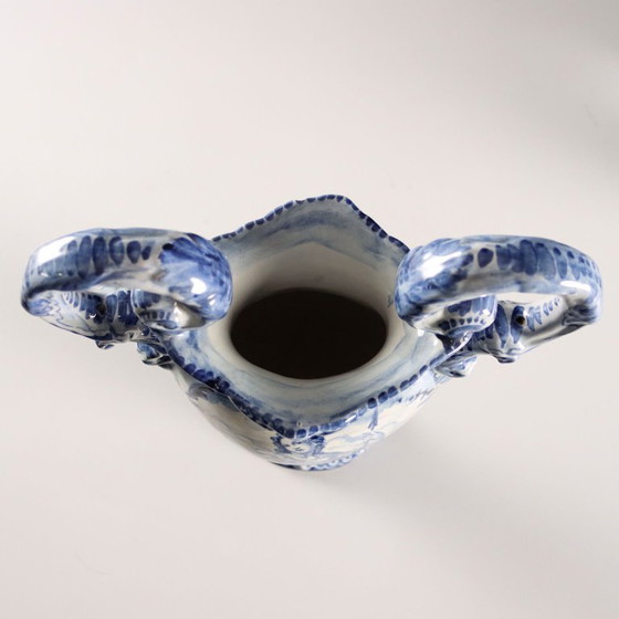 Image 1 of Drieluik van vazen ​​van Giuseppe Mazzotti, Albissola Manufactory