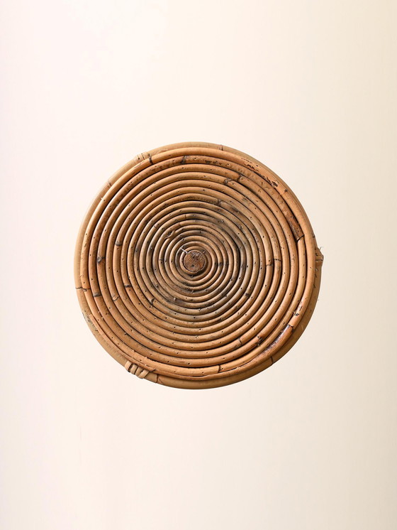 Image 1 of Vintage Bamboe Voetstuk