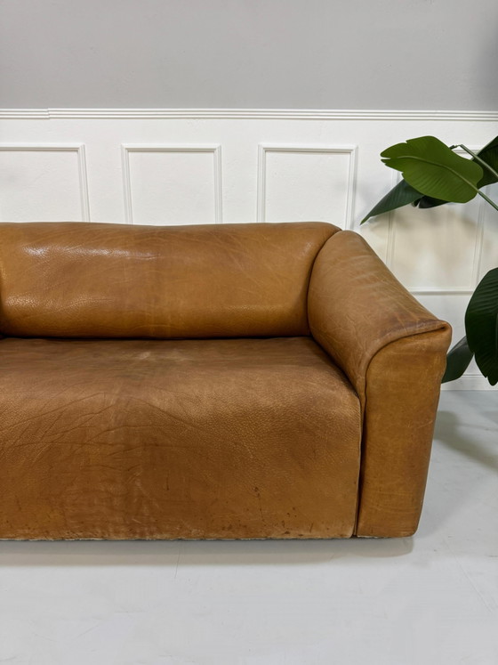 Image 1 of De Sede DS 47 Bank Leder DeSede Braun Schweiz Bank 3 Zitbank