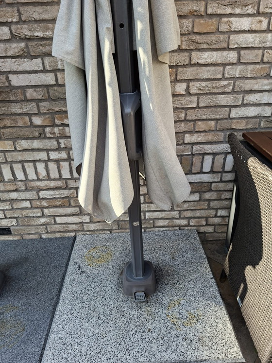 Ombrellone a Braccio Grigio Chiaro – Mobili da giardino, Metal, Stone (photo 5 of 5)