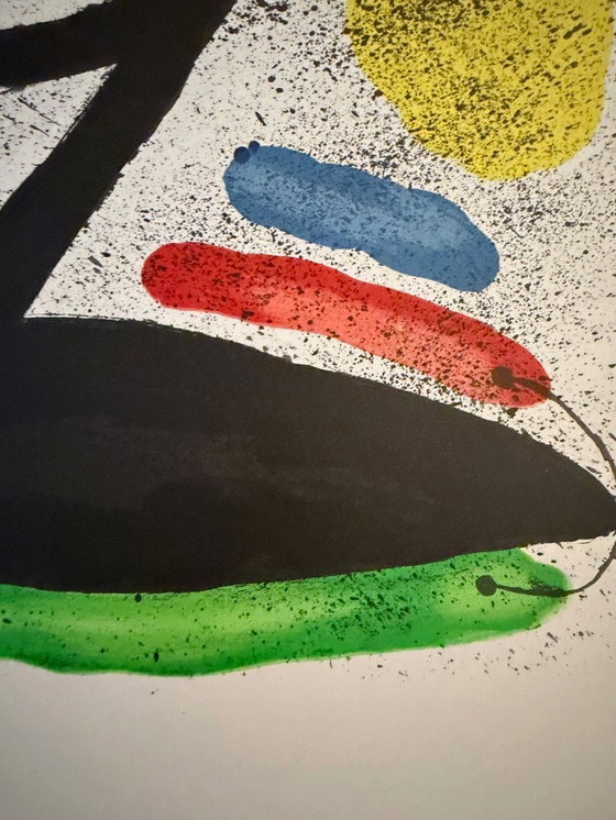 Image 1 of Joan Miró (1893-1983), Les Dernieres estampes-Galerie Lelong by Joan Miro, 1987, Imp. Mourlot, Paris, copyright Galerie Lelong, 