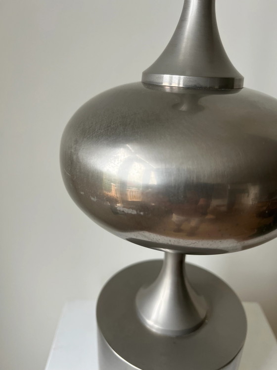 Large sculptural table lamp, France 1960-70s – Metal (photo 7 of 11)