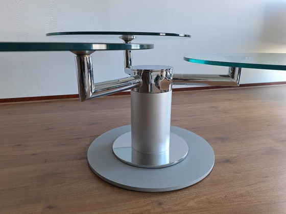 Image 1 of Mesa de salón/café de tres niveles, Italia, alrededor de 1980.