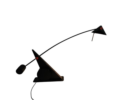 Image 1 of Lampada da tavolo massiccia - Postmoderna - Stile Memphis - anni '80