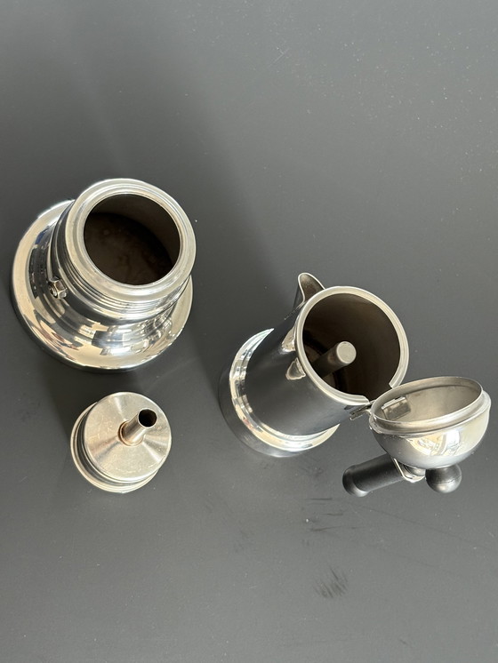 Image 1 of Caffettiera a percolazione / moka Vev Vigano Kontessa in acciaio inossidabile vintage anni '80