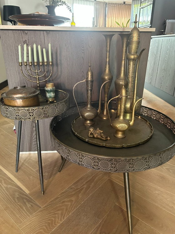 Image 1 of Mica Decorations Beistelltisch „Lagune“ – rund – Bronze