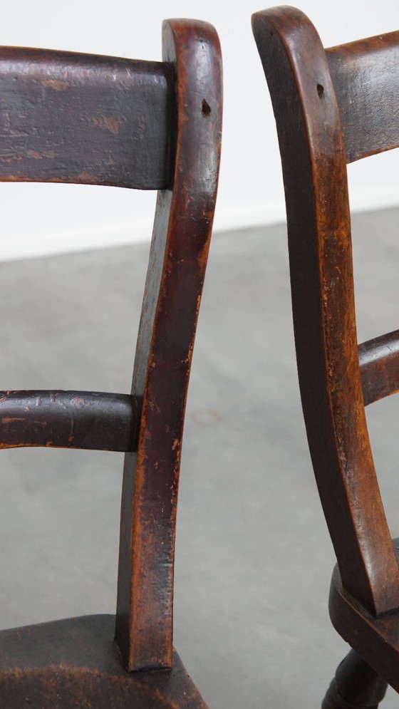 Image 1 of 2 x Antiker englischer Oxford Ess-/Küchenstuhl