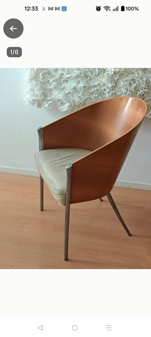 Chaises Driade King Costes, Philippe Starck, 4 pièces