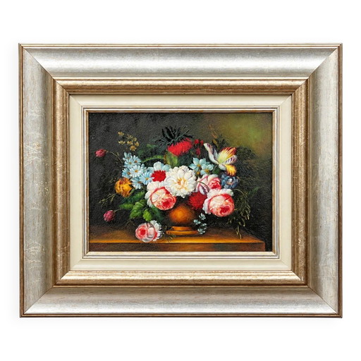 Stilleven met bloemen.
