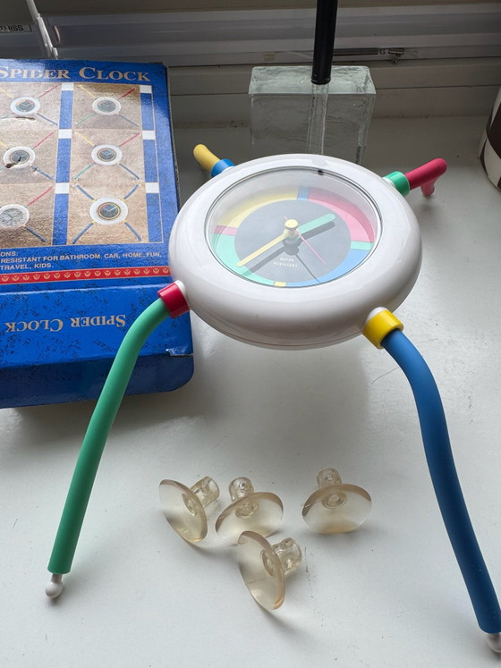Orologio Vintage Spider Anni '80 – Stile Memphis – Scatola Originale – Plastica (photo 8 of 8)