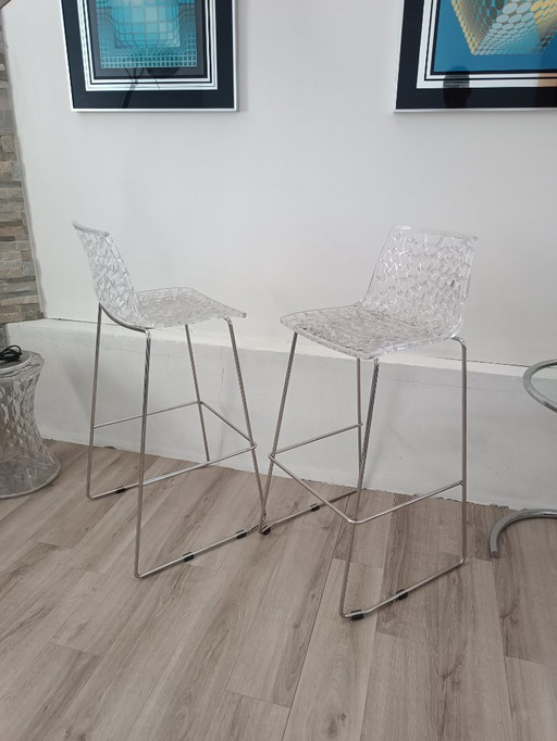 Sgabelli da bar dal design originale realizzati in Italia negli anni 2000