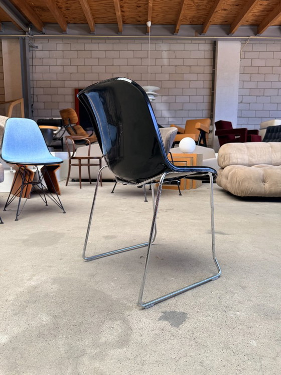 Houtoku / Artifort Spirit Chair von Hajime Oonishi (Lagerbestand: 20) – Esszimmerstühle, Metal, Plastic (photo 5 of 15)