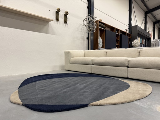 Tappeto Brink En Campman Element Arp Blu 200X220 cm