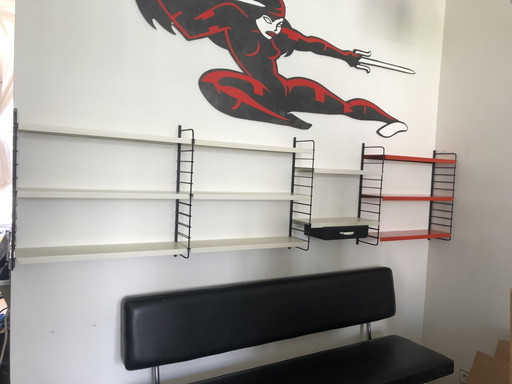 Estantería vintage estilo punk Tomado con cajón – boekenkasten, Metal