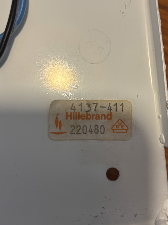 Image 1 of Retroiluminado, gran espejo de Hillebrand de cristal acrílico hielo años 60 70