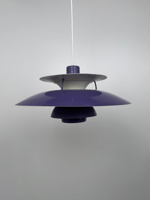 Lampada a sospensione Louis Poulsen PH 5 – Iconica classica del design danese in viola