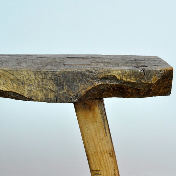 Eichen-Metzgertisch, circa 1920 – Konsolen, Holz (photo 10 of 11)