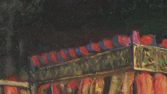 Image 1 of Beautiful Painting – Á Simarro – "The Slipper Seller"