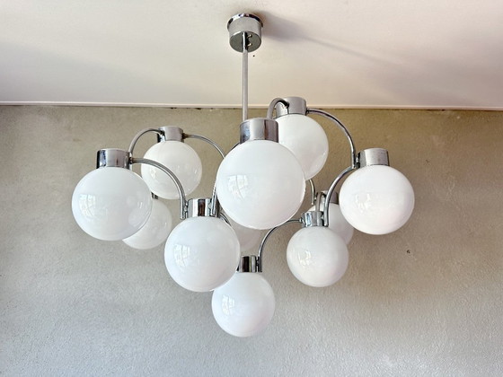 Vintage Boulanger Sputnik – Chandeliers, Glass, Metal (photo 12 of 13)