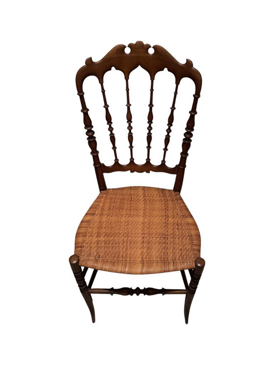 Image 1 of Een paar originele Chiavari-stoelen uit de jaren 60.