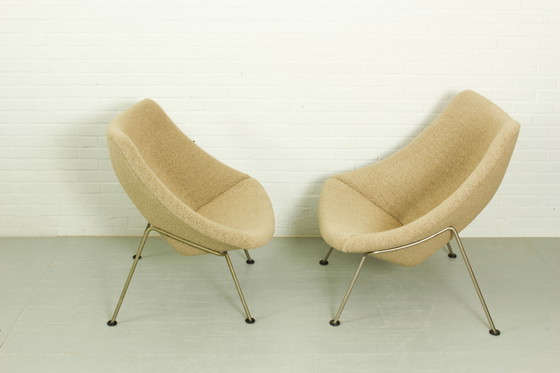 Image 1 of Ensemble de chaises Oyster Vintage par Pierre Paulin pour Artifort, 1960S
