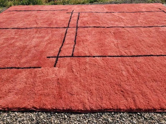 Grandissimo tappeto Mrirt Marocchino rosso terracotta 400x400 cm – Tappeti, Lana, Cotone, Modern (photo 5 of 13)