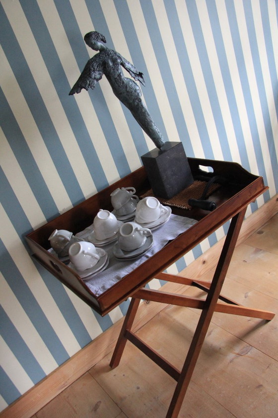 Image 1 of vassoio portaoggetti (2 pezzi) in ciliegio fa Eichholtz